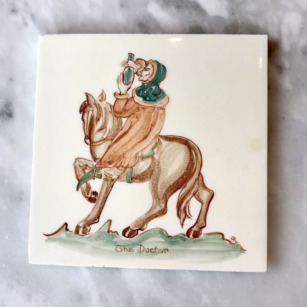 Vintage Canterbury Tales Art Tiles - Picture 3 of 7